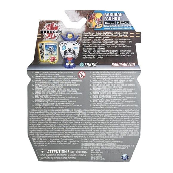 Bakugan Sheriff Cubbo w BLUE Outfit & Hat - - Picture 2 of 2